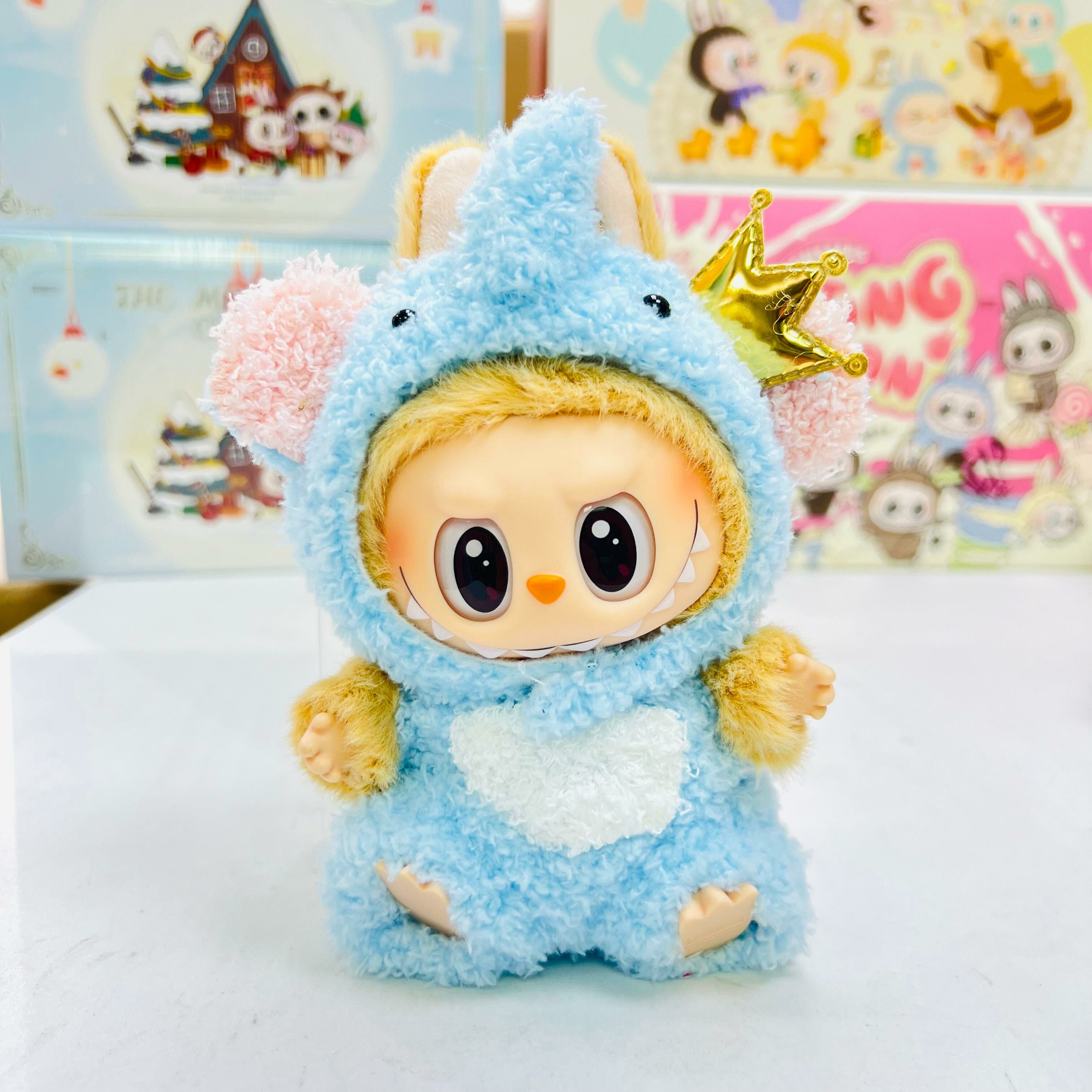 Doll Outfit Animal A1 -Elephant Blue