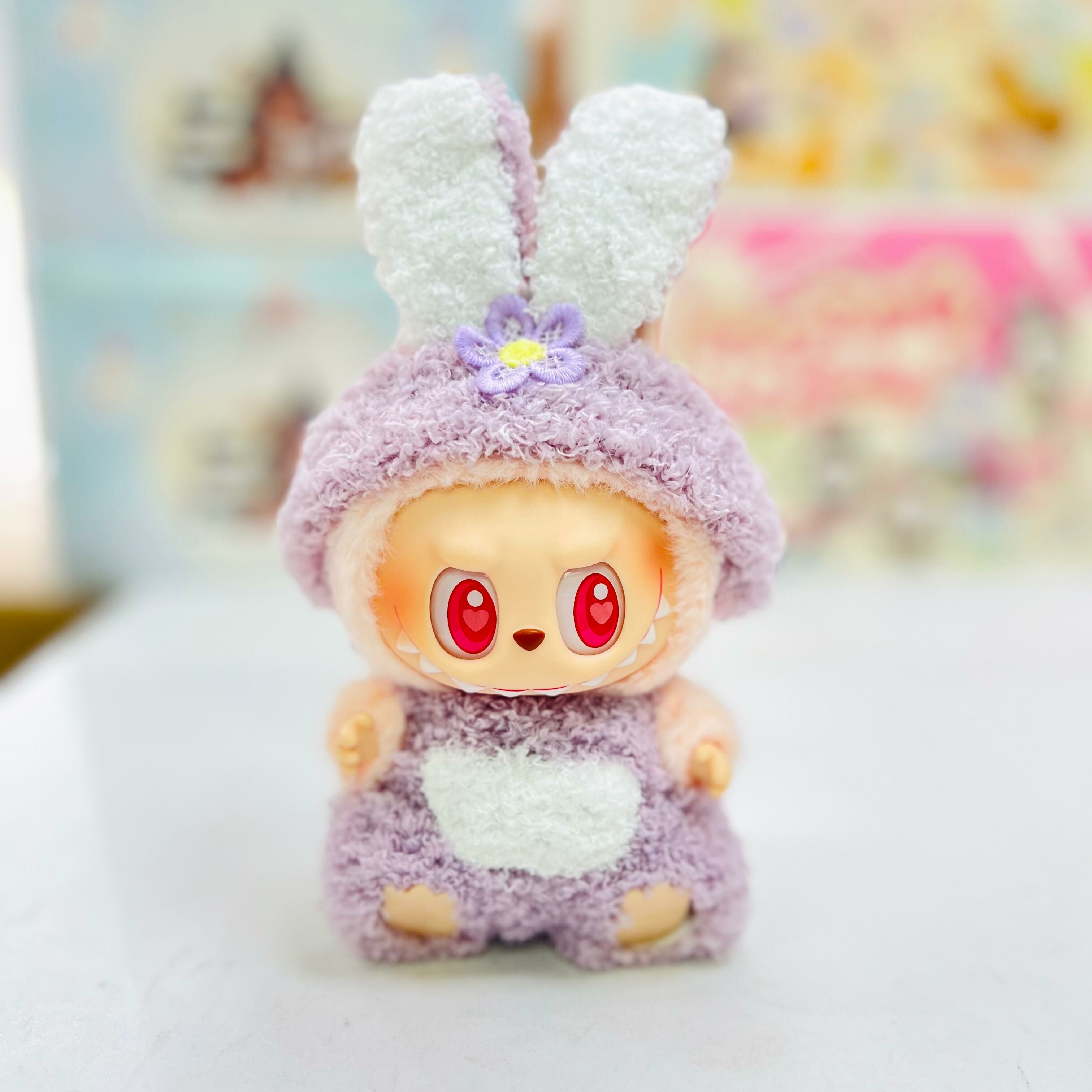 Doll Outfit Animal A9 - purple bunny