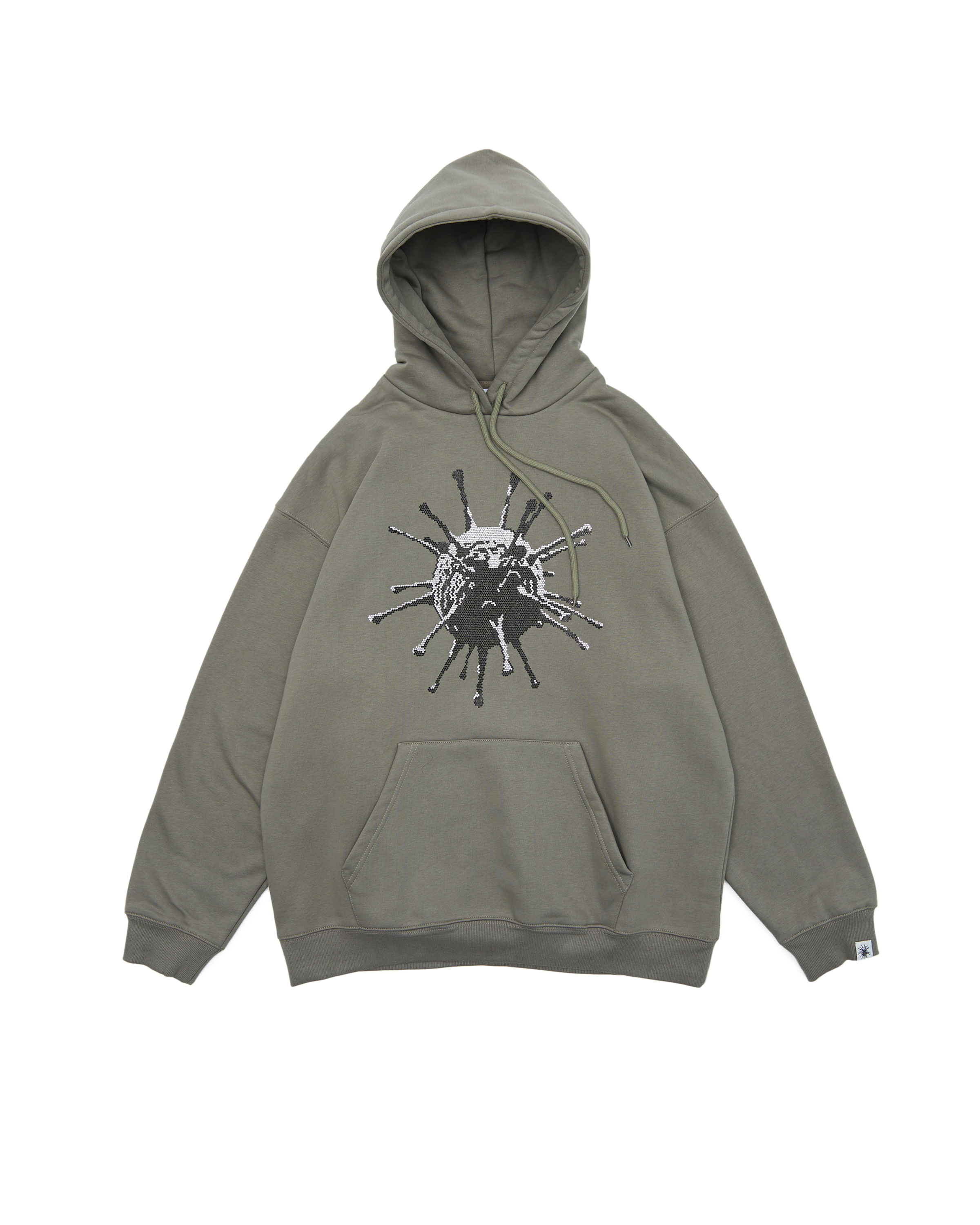 VIRUSWORLD 5th Anniversary Limited Rhinestone Virus Sweatshirt