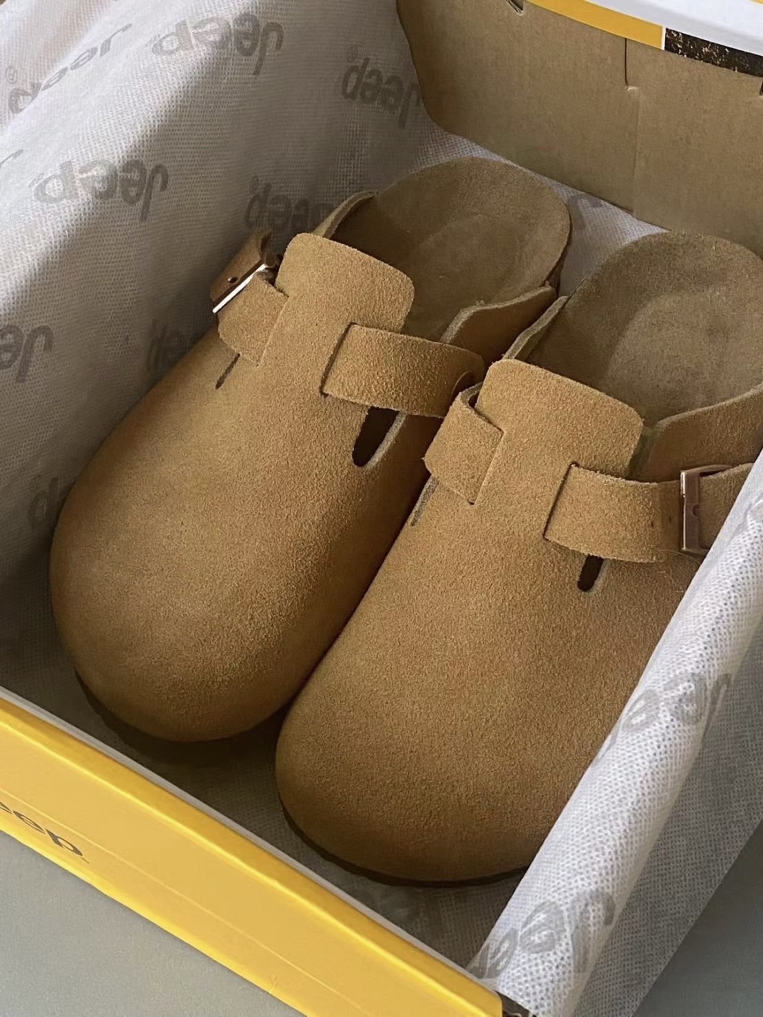<要漲價啦🤯最後機會>  JEEP 勃肯鞋 黃棕