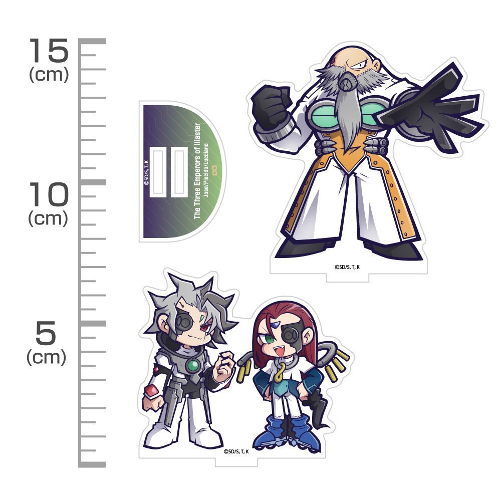 Cospa 1209 イリアステル三皇帝 アクリルスタンド [遊☆戯☆王5D’s]