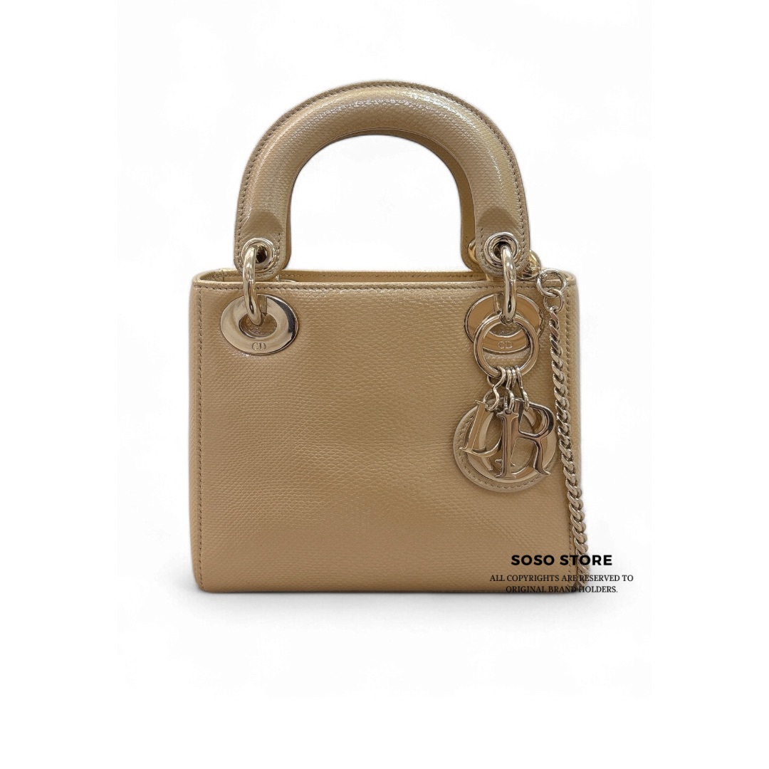 Dior Lady Dior Mini Bag - Beige / Ghw