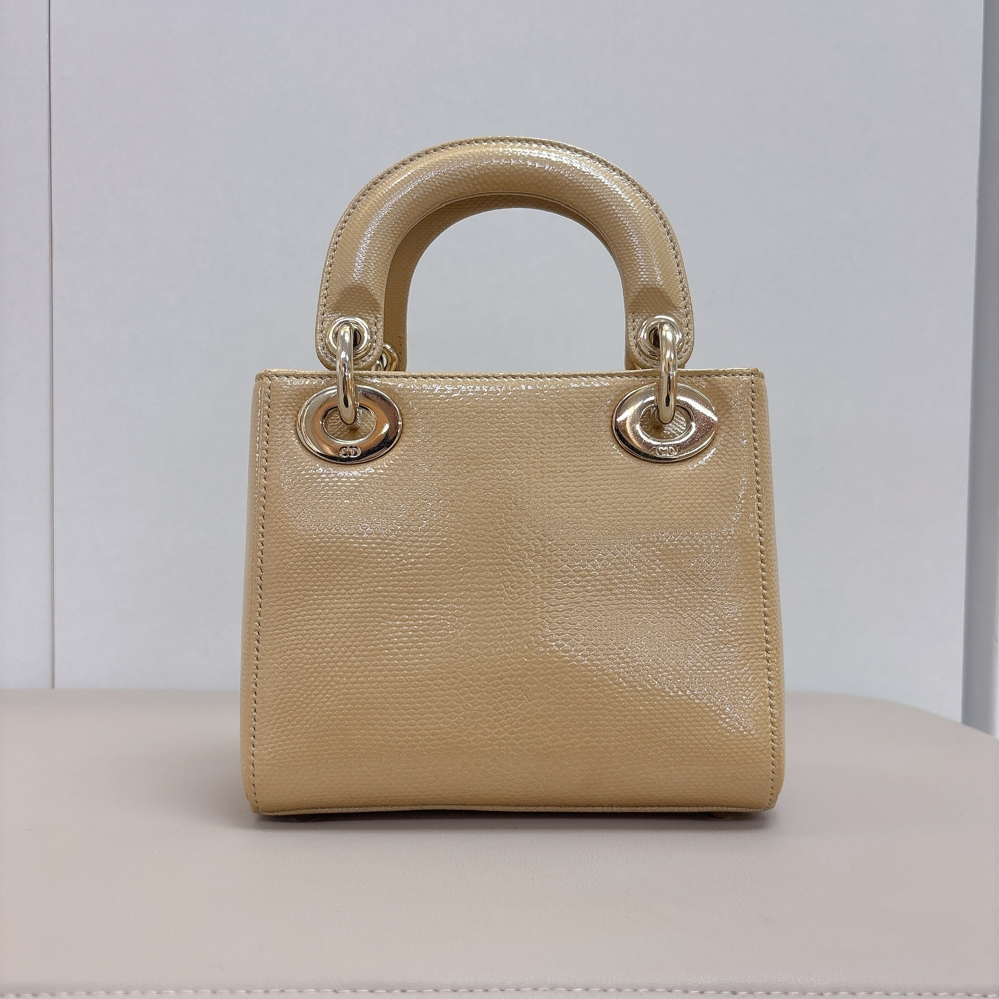 Dior Lady Dior Mini Bag - Beige / Ghw