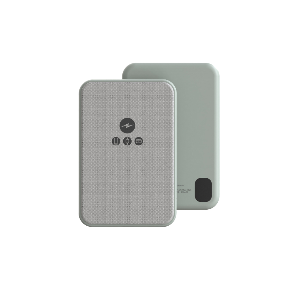 【Meet Mind】平優系列 三合一磁吸MagSafe無線行動電源5000mAh