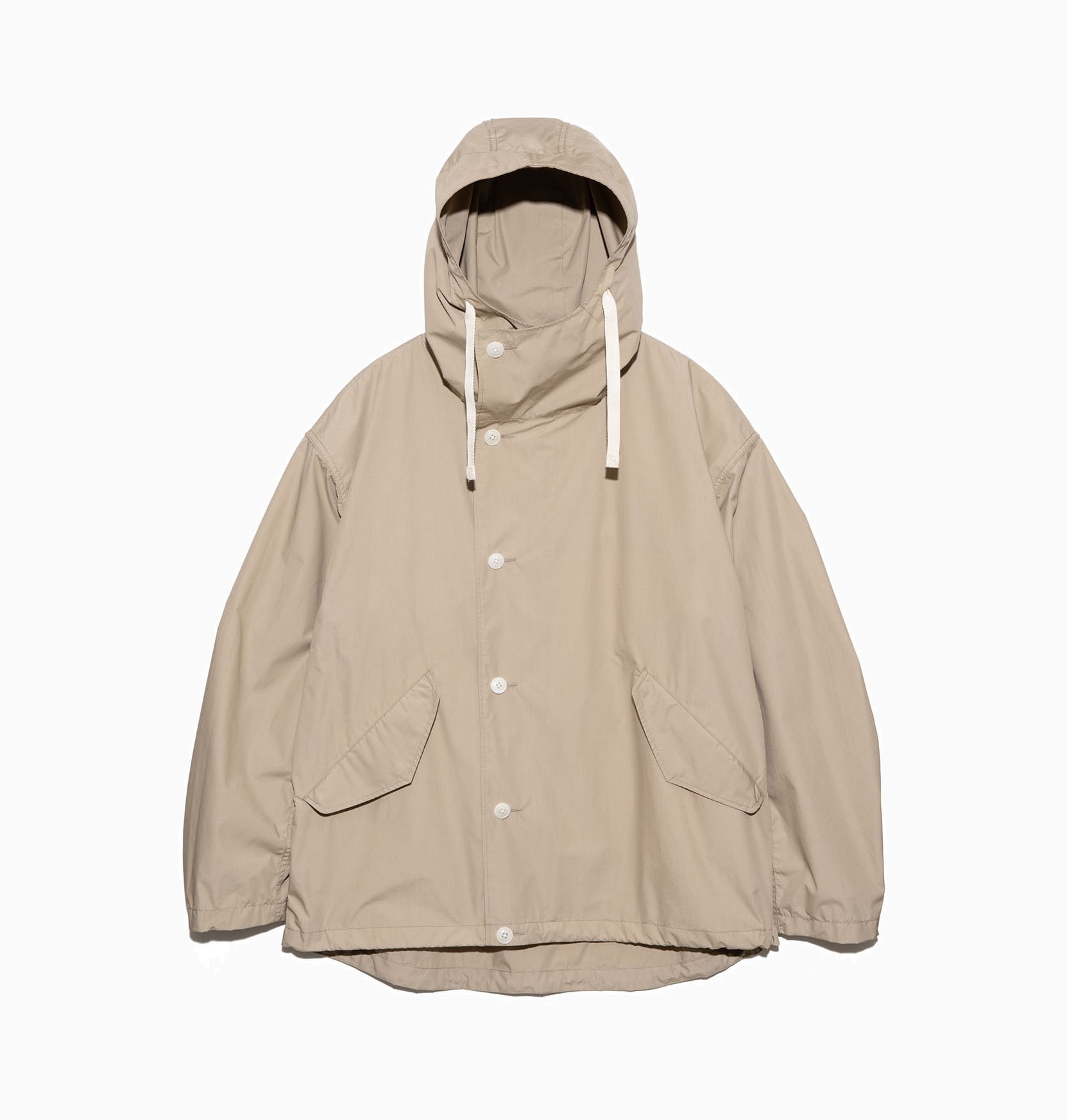 NANAMICA HOODED JACKET - BEIGE PRE ORDER ITEM (預訂中)