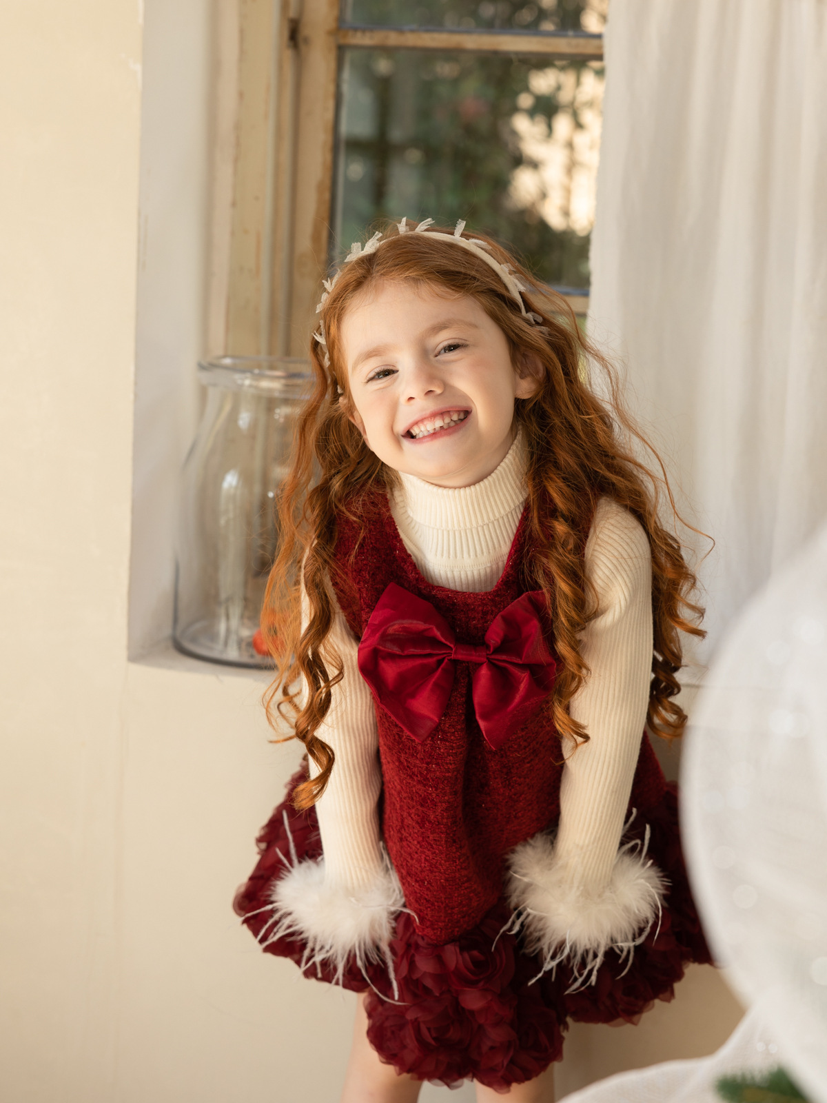 Red Rose princess dress