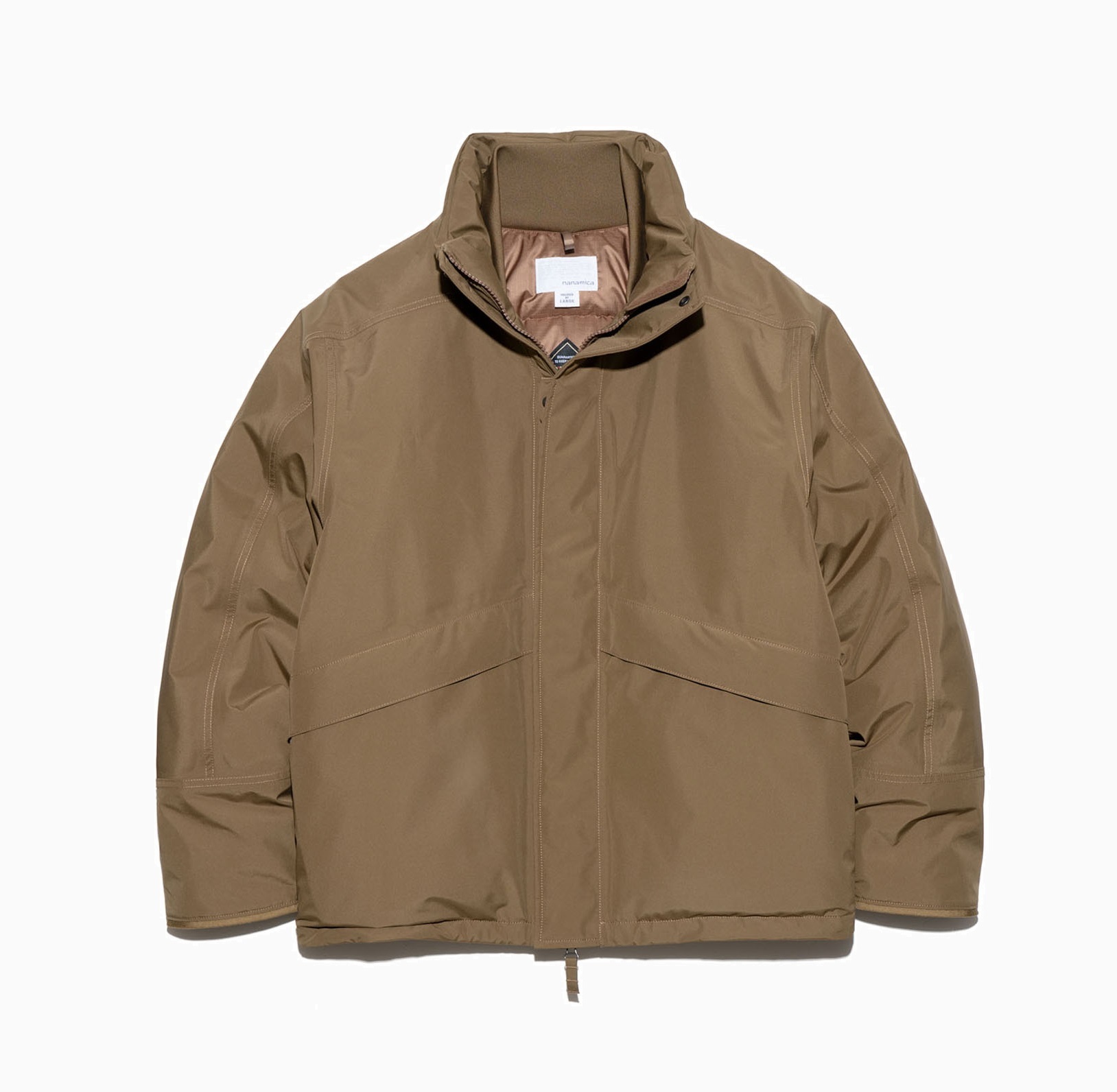 ON SALE: NANAMICA GORE-TEX SHORT DOWN JACKET - WET SAND PRE ORDER ITEM (預訂中)