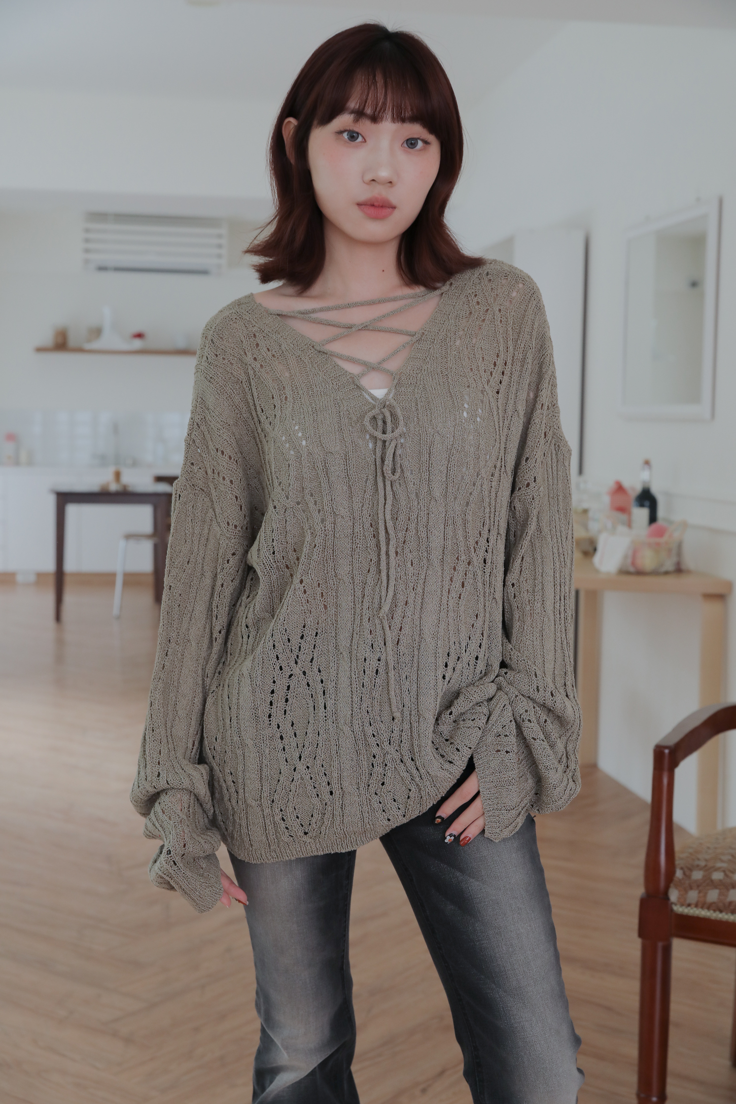 Chic V Knit #針織上衣