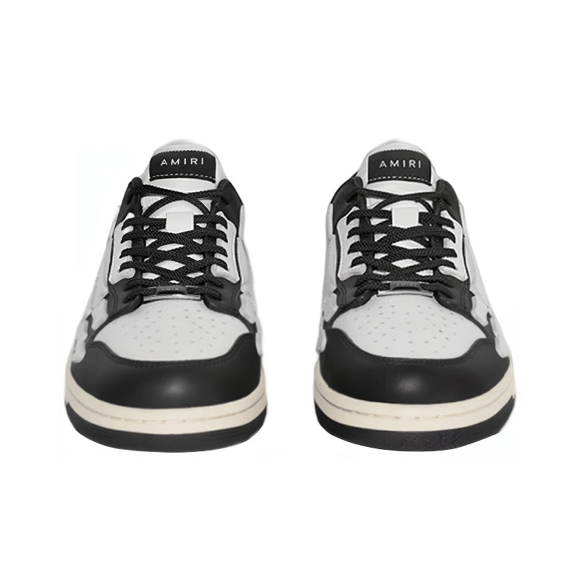 AMIRI Skel 白黑白鞋帶低筒骨頭運動波鞋