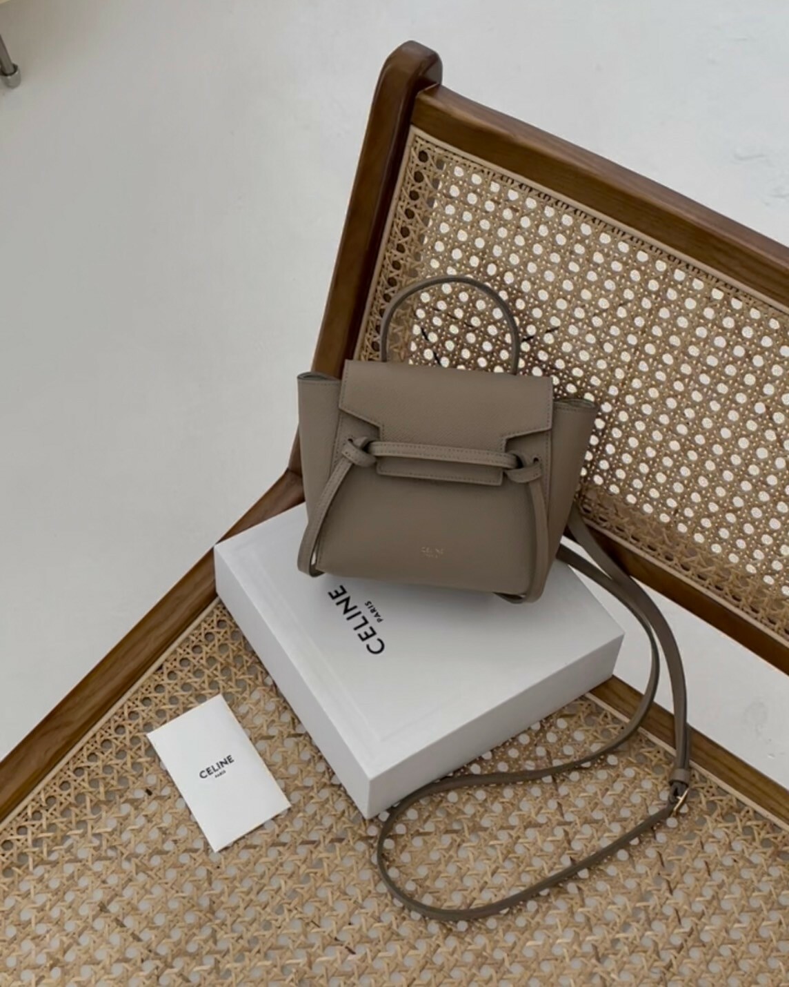 CELINE｜PICO 鯰魚包 奶茶色