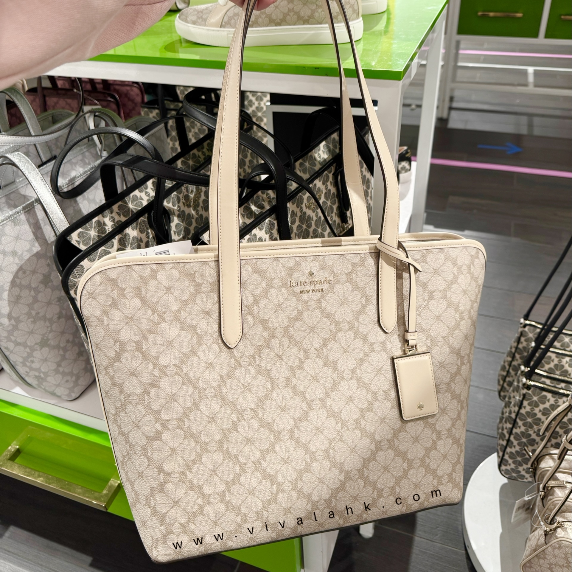 Kate Spade - Signature Spade Flower Tote (大) (KG086)