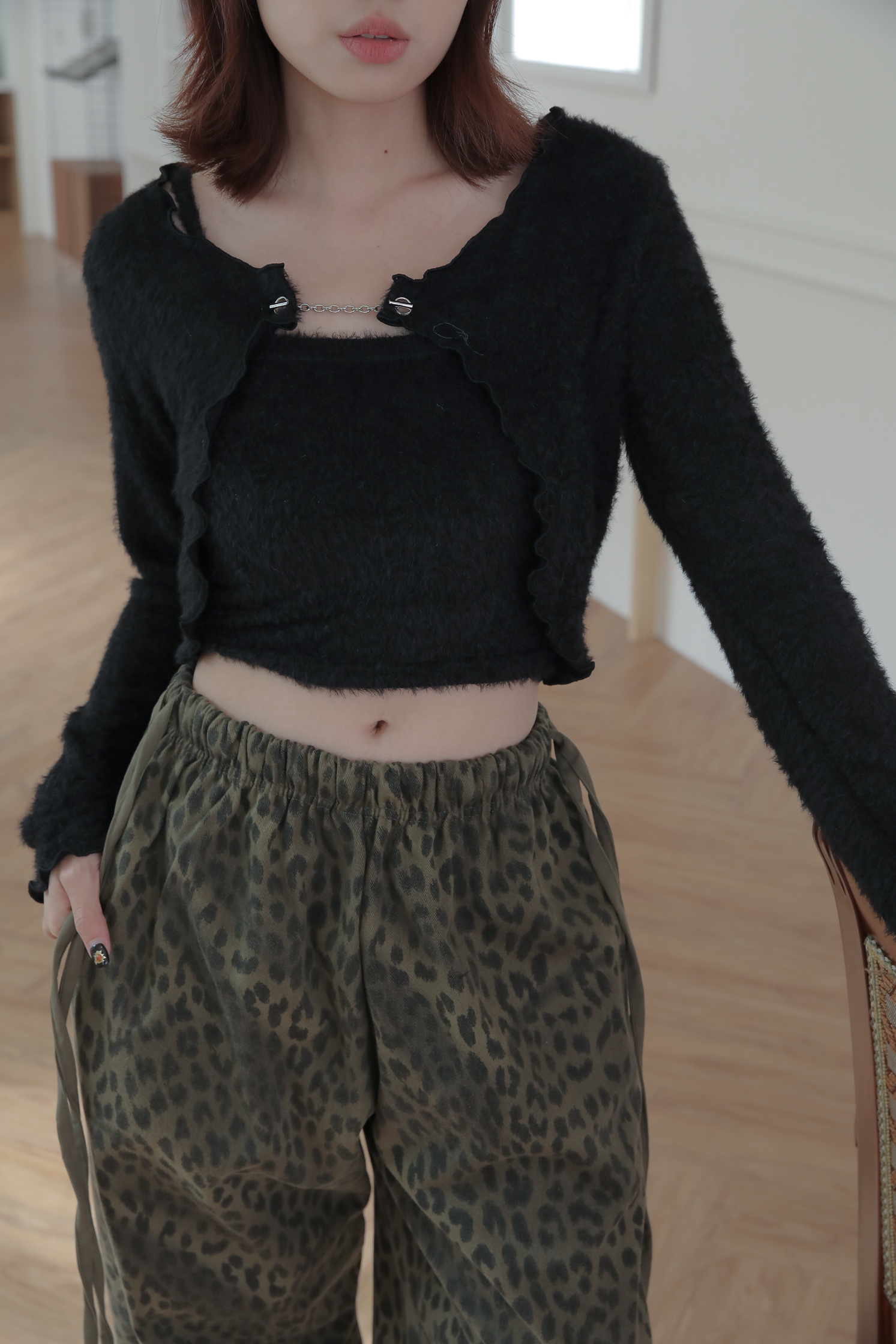 Cloud Fur Set-Cardigan #罩衫