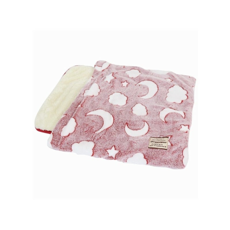 DoggyMan  酒紅星月 保暖睡袋