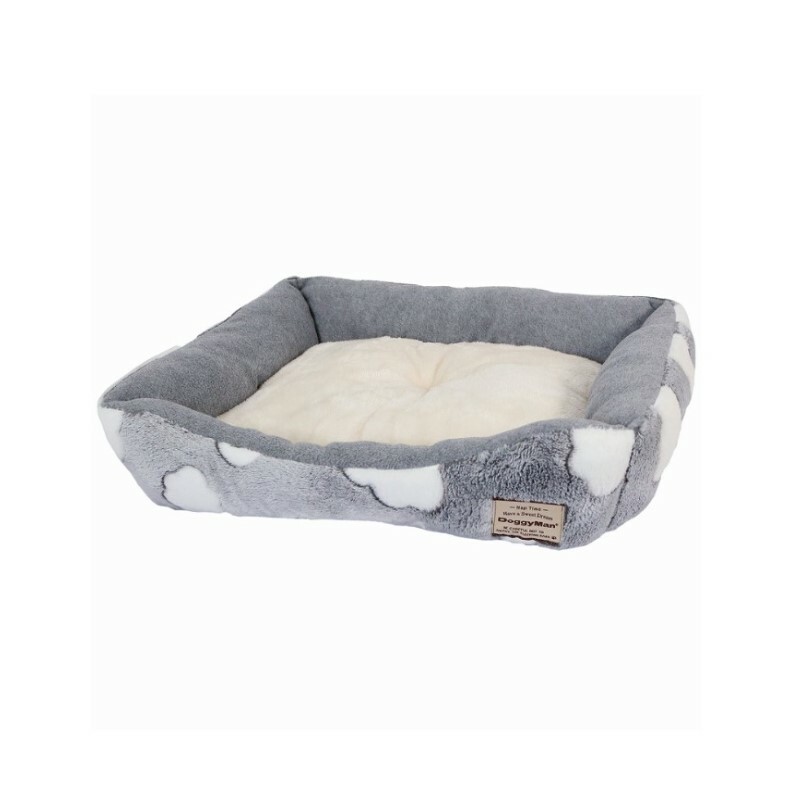 DoggyMan 亮灰星月 保暖方型床M