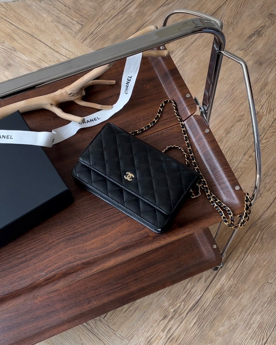 CHANEL｜經典 WOC 鏈條包 黑金