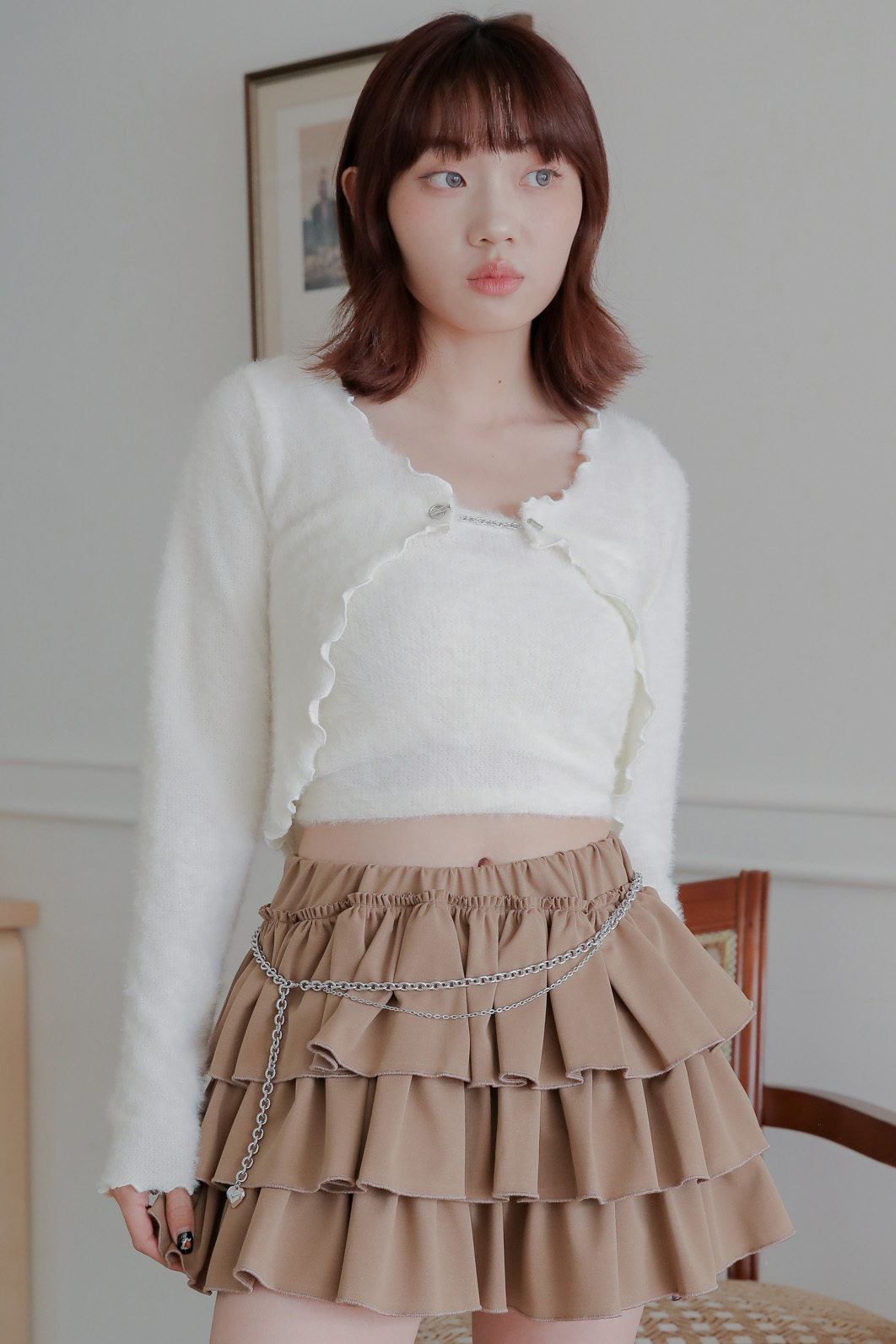 Cloud Fur Set-Cardigan #罩衫