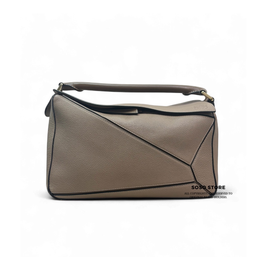 Loewe Puzzle Bag Medium Bag - Sand / Ghw