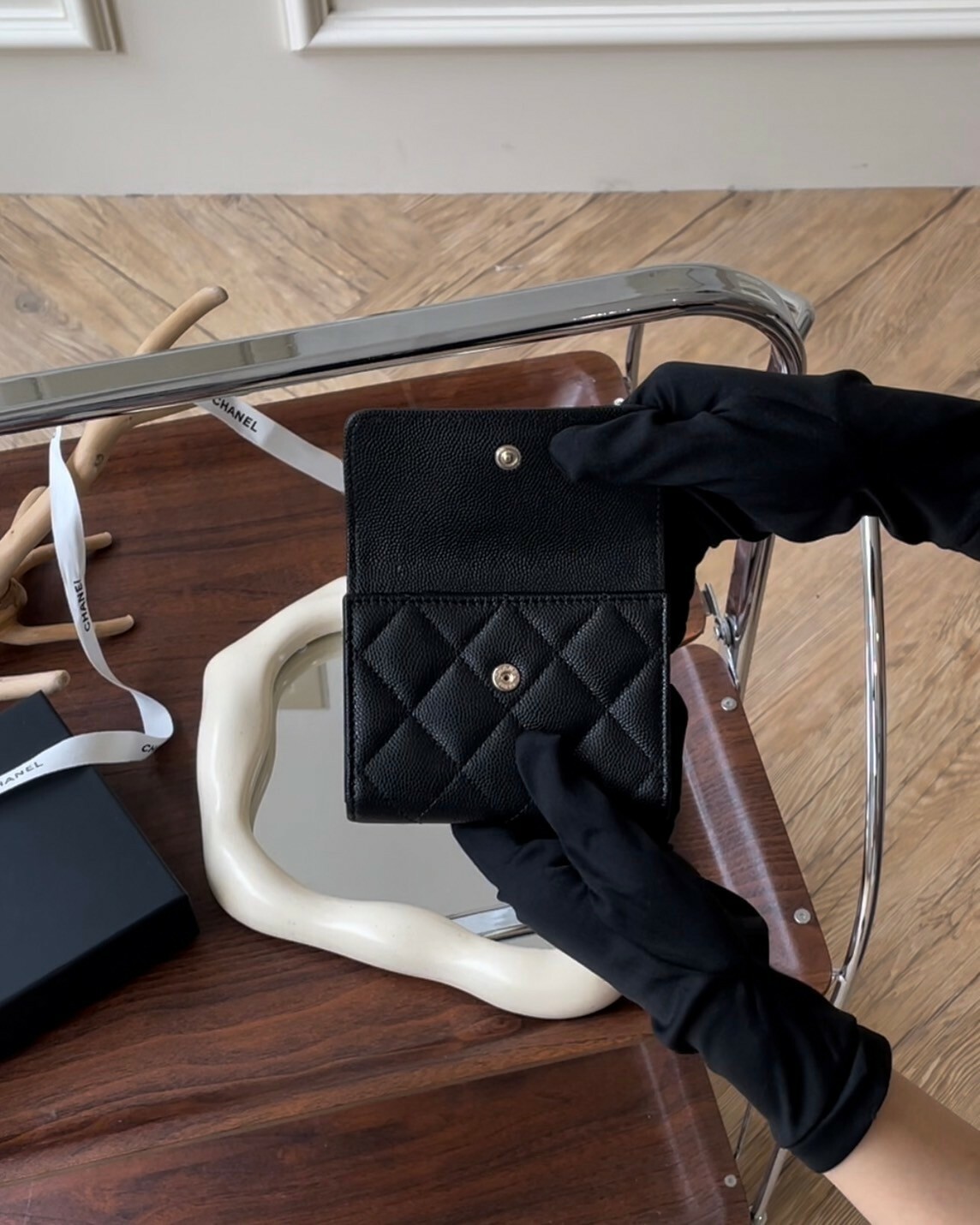 CHANEL｜23S 零錢卡包 黑色