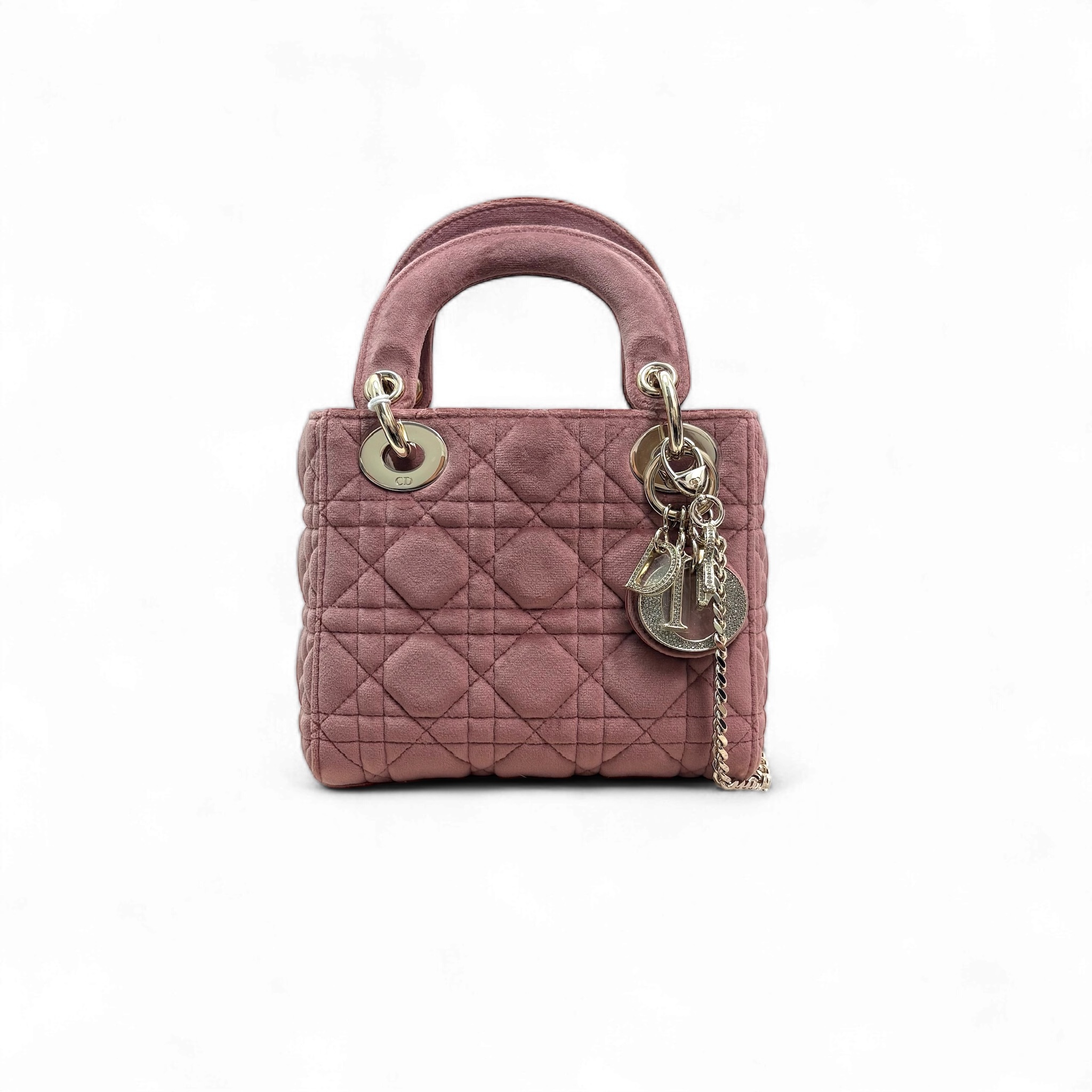 Dior Lady Dior Mini Bag - Red / Ghw