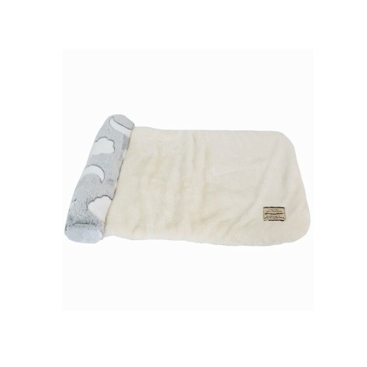 DoggyMan  亮灰星月 保暖有枕軟墊