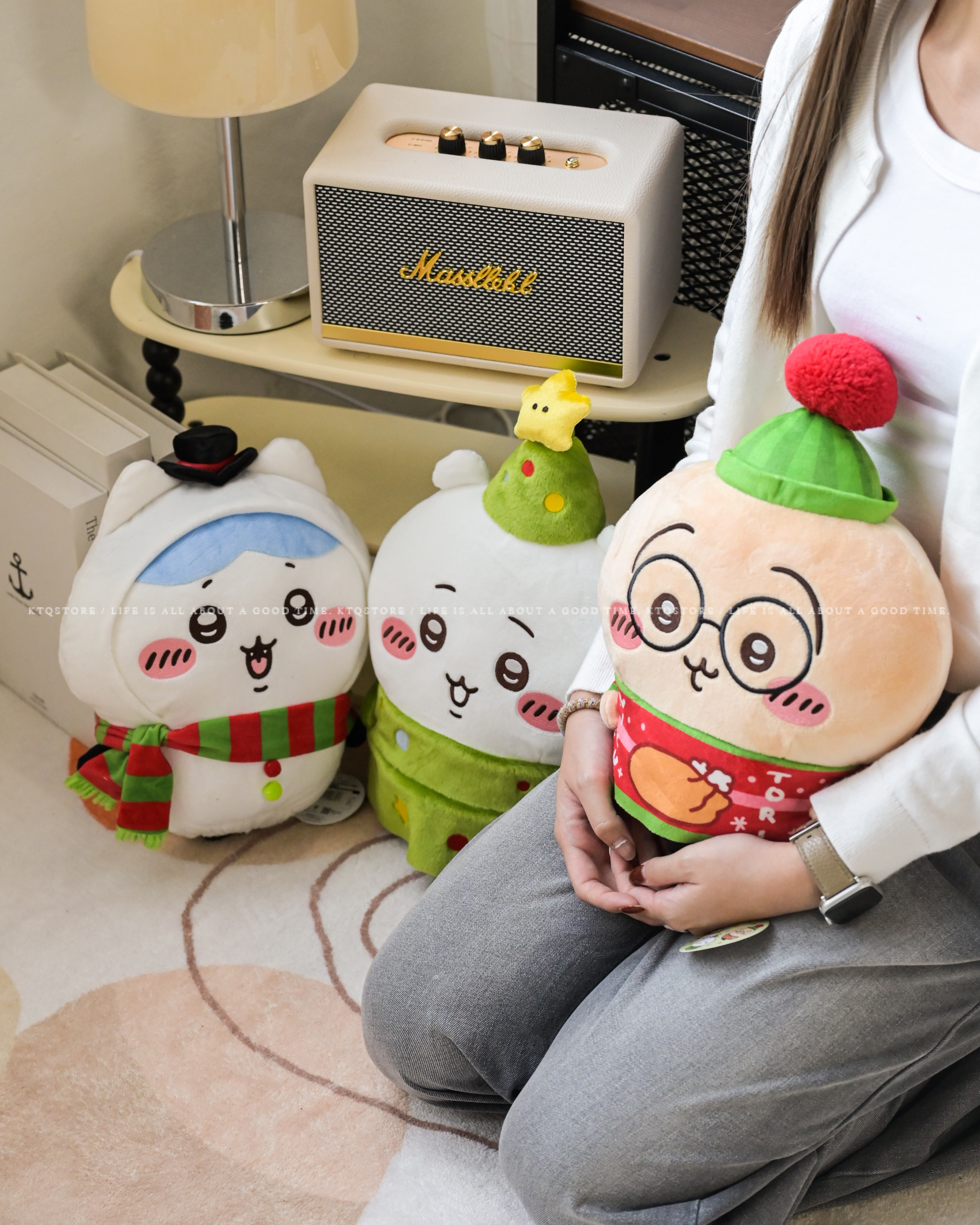 KTQ STORE ‧ 日本 Chiikawa 吉伊卡哇 聖誕節景品 30cm娃娃