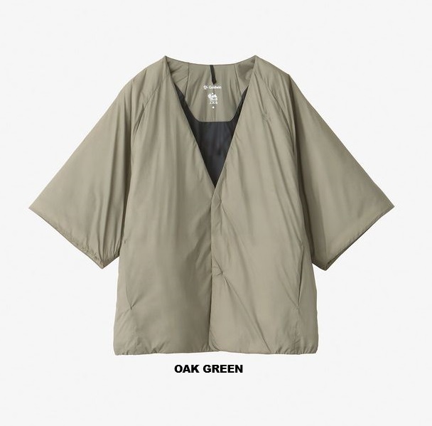 GOLDWIN PUFFY SHORT SLEEVES JACKET (UNISEX) - OAK GREEN PRE ORDER ITEM (預訂中)