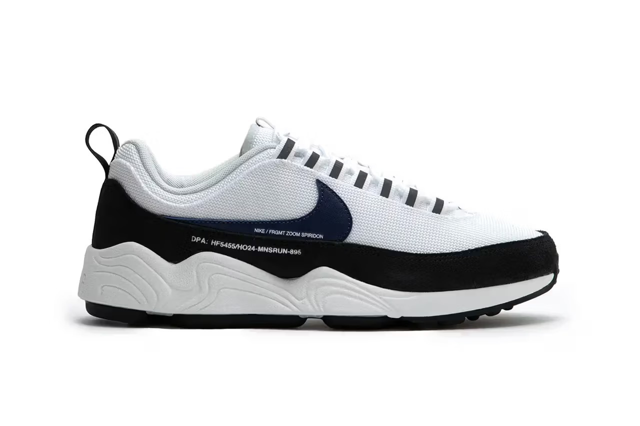 {現貨} Fragment Design Nike Air Zoom Spiridon White Blue HF5455-100