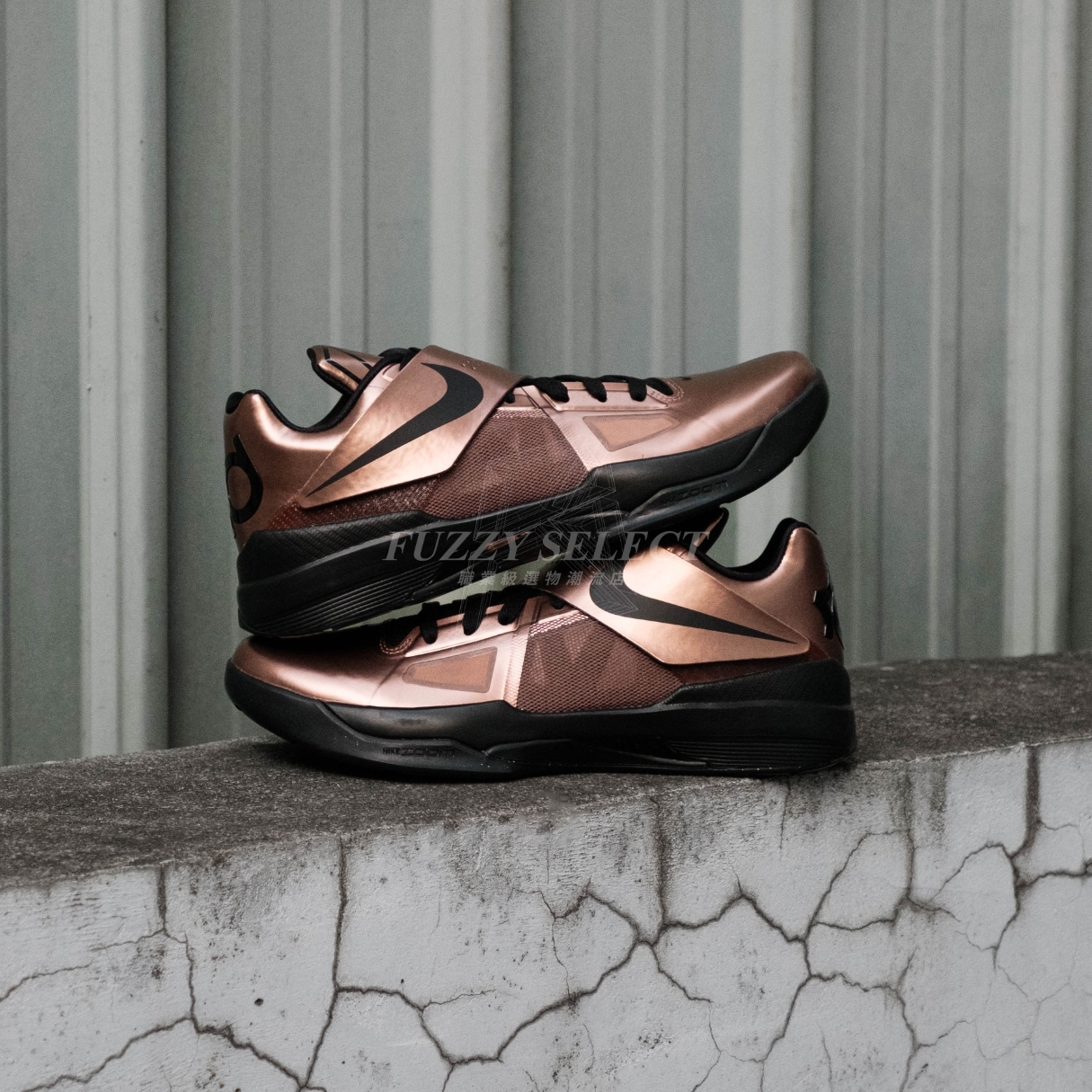 【逢甲FUZZY】 Nike KD 4 Christmas 聖誕節 金屬玫瑰金 金屬銅 籃球鞋 FZ5913-800