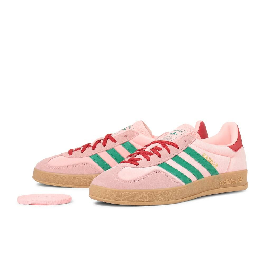 Adidas Originals Gazelle Indoor 日本新款 粉紅天鵝絨 粉色 綠色 復古鞋 JI2713