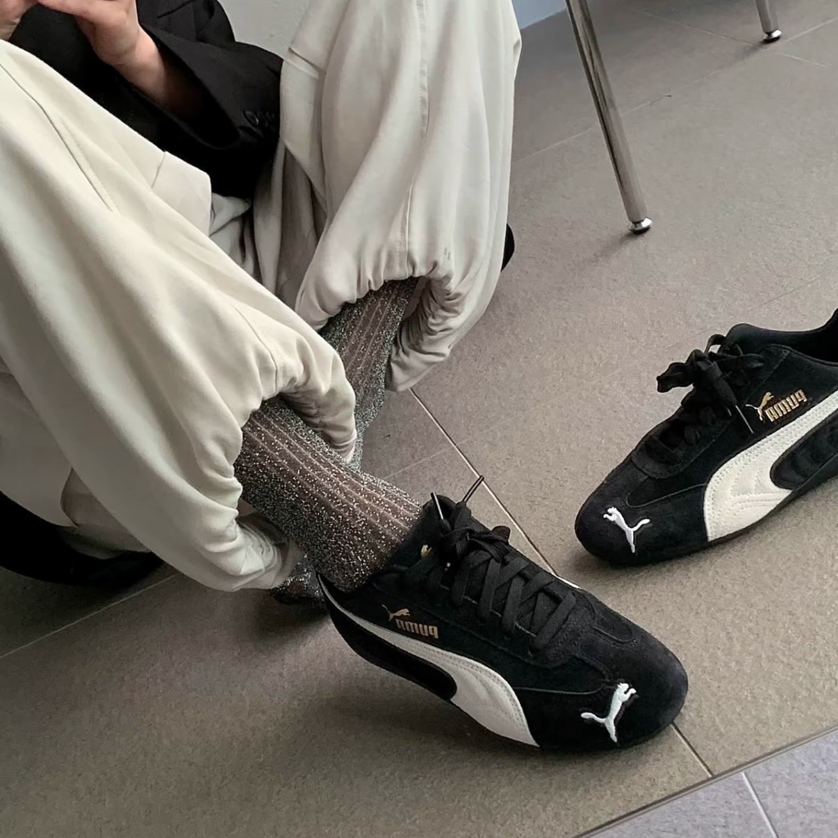 Puma Speedcat OG Black 黑色 黑白 復古 麂皮 賽車鞋 男女同款 情侶鞋