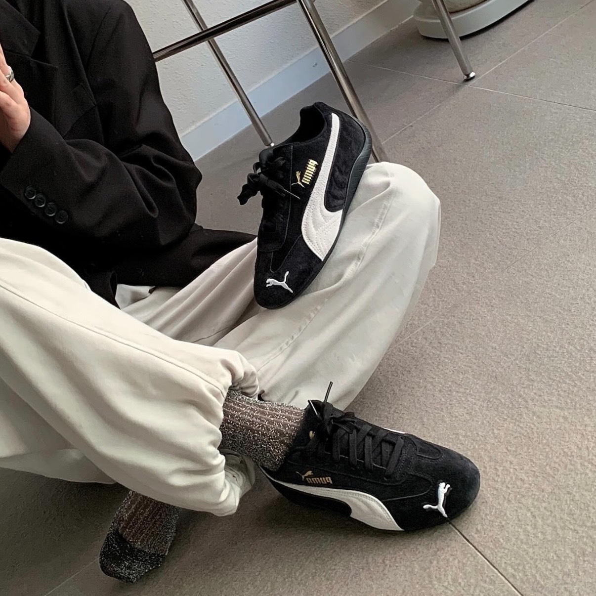 Puma Speedcat OG Black 黑色 黑白 復古 麂皮 賽車鞋 男女同款 情侶鞋