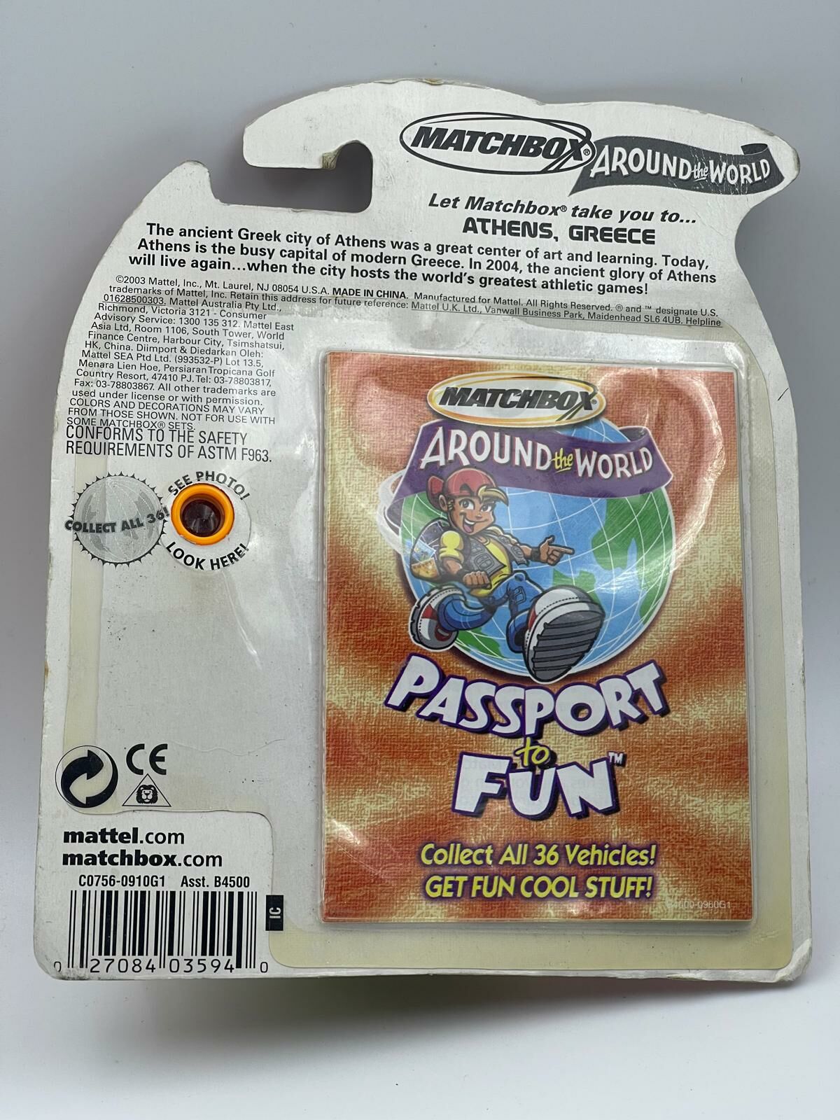 MATCHBOX MERCEDES BENZ A CLASS (AROUND THE WORLD)