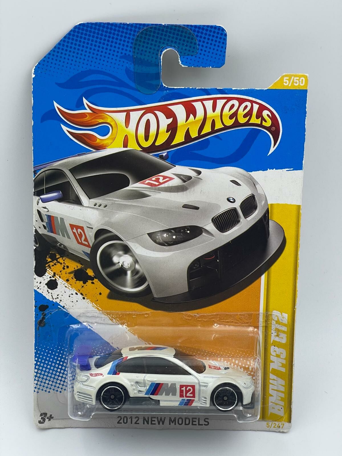 HOT WHEELS BMW M3 GT2 #12 WHITE