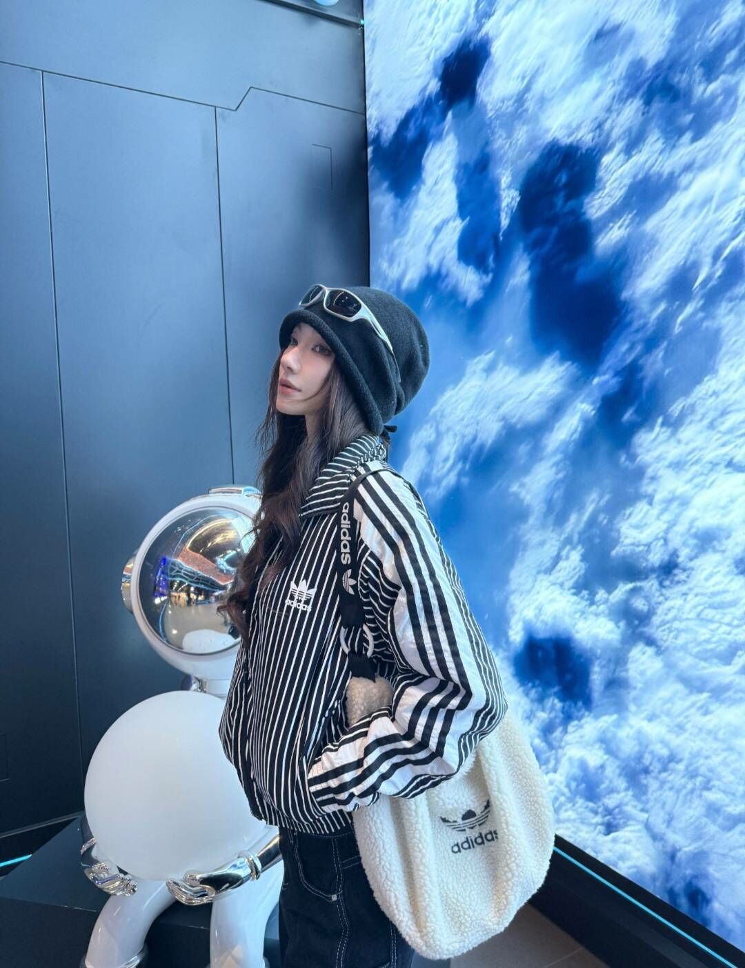 【代購】ADIDAS ORIGINALS 三葉草 條紋復古外套