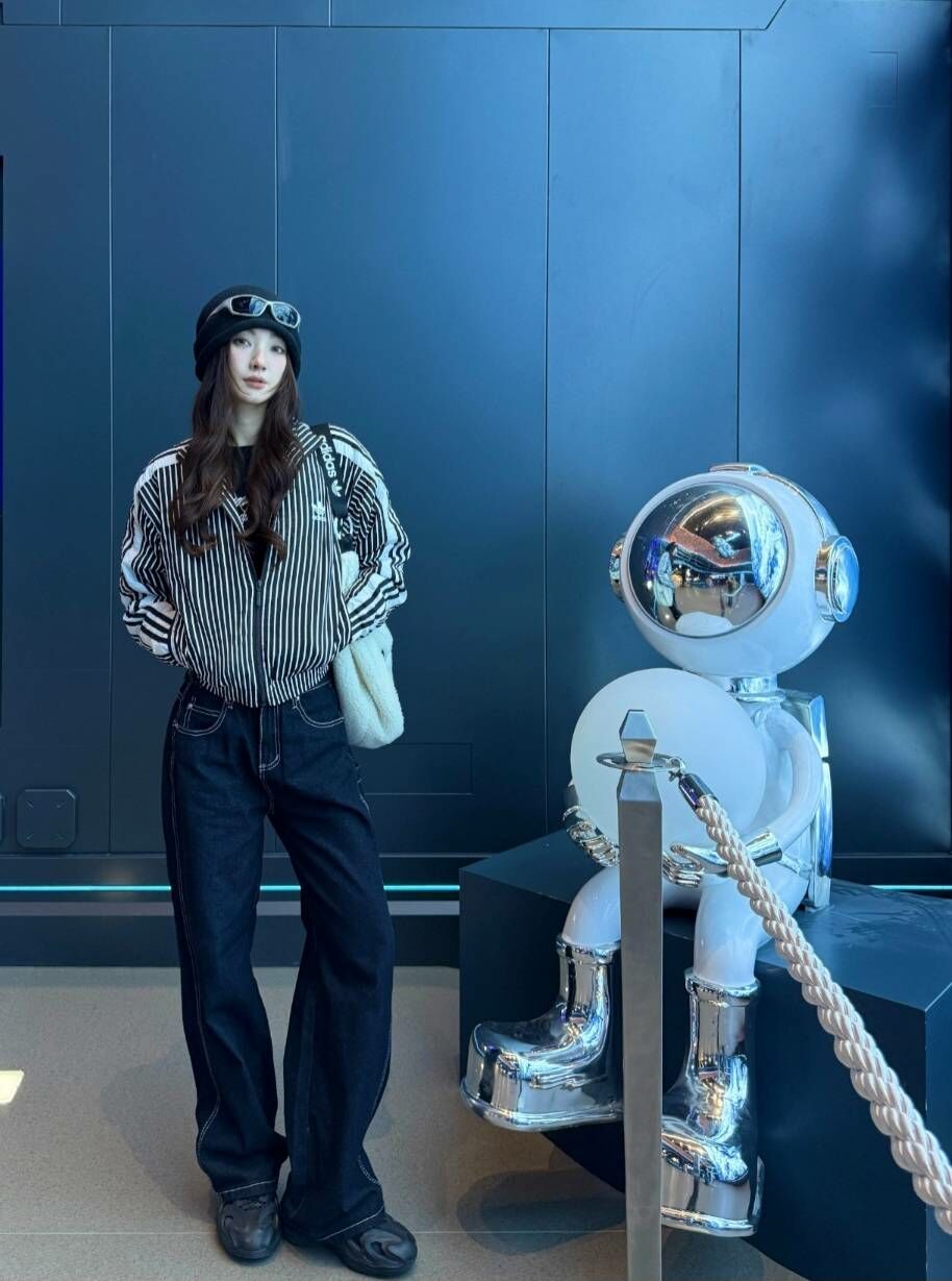 【代購】ADIDAS ORIGINALS 三葉草 條紋復古外套