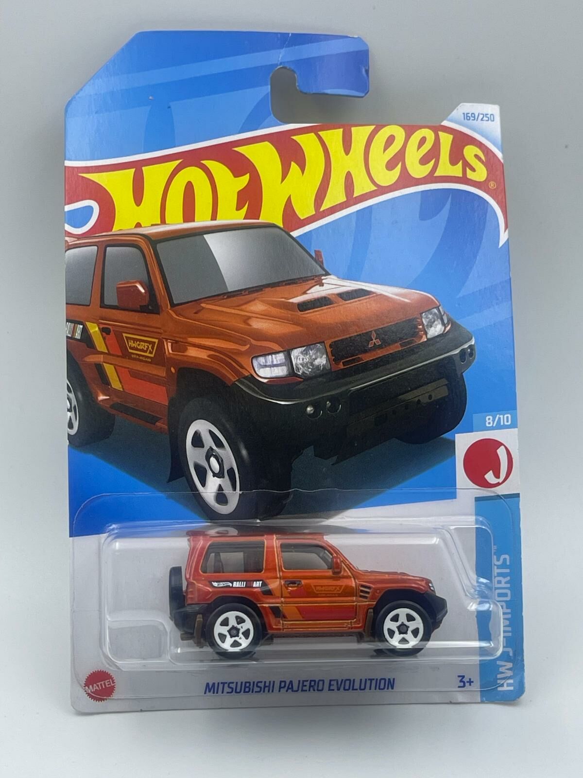 HOT WHEELS MISTSUBISHI PAJERO EVOLUTION RED