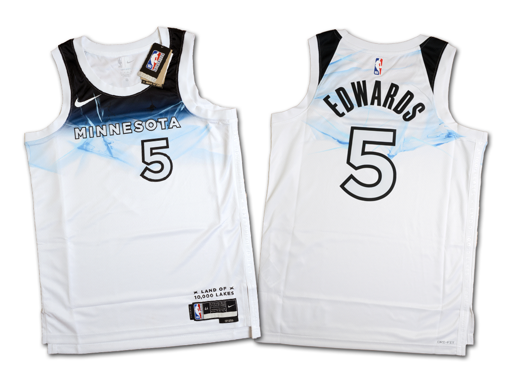 Nike 明尼蘇達灰狼隊 Anthony Edwards 城市版 Swingman 球衣