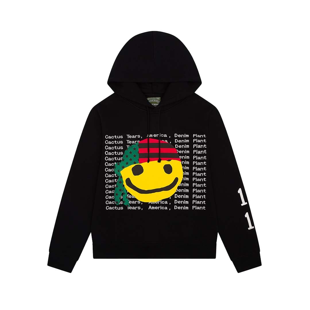 2024AW Denim Tears x CPFM Cactus Plant Flea Market SMILEY HOODIE 菲董 帽T 笑臉 厚磅 現貨 FW24THD022