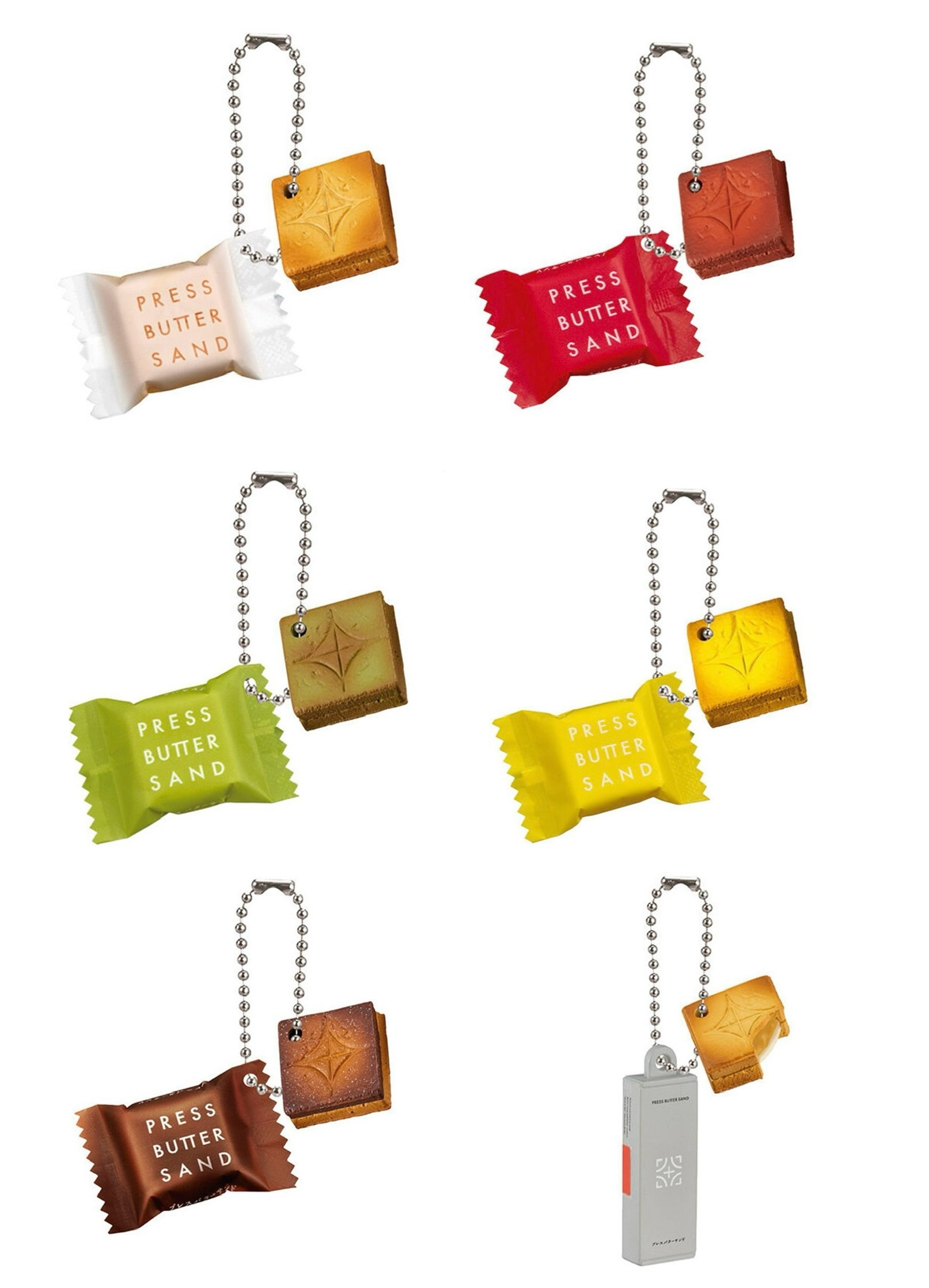 【現貨】Press Butter Sand 奶油三明治吊飾扭蛋(全6種)