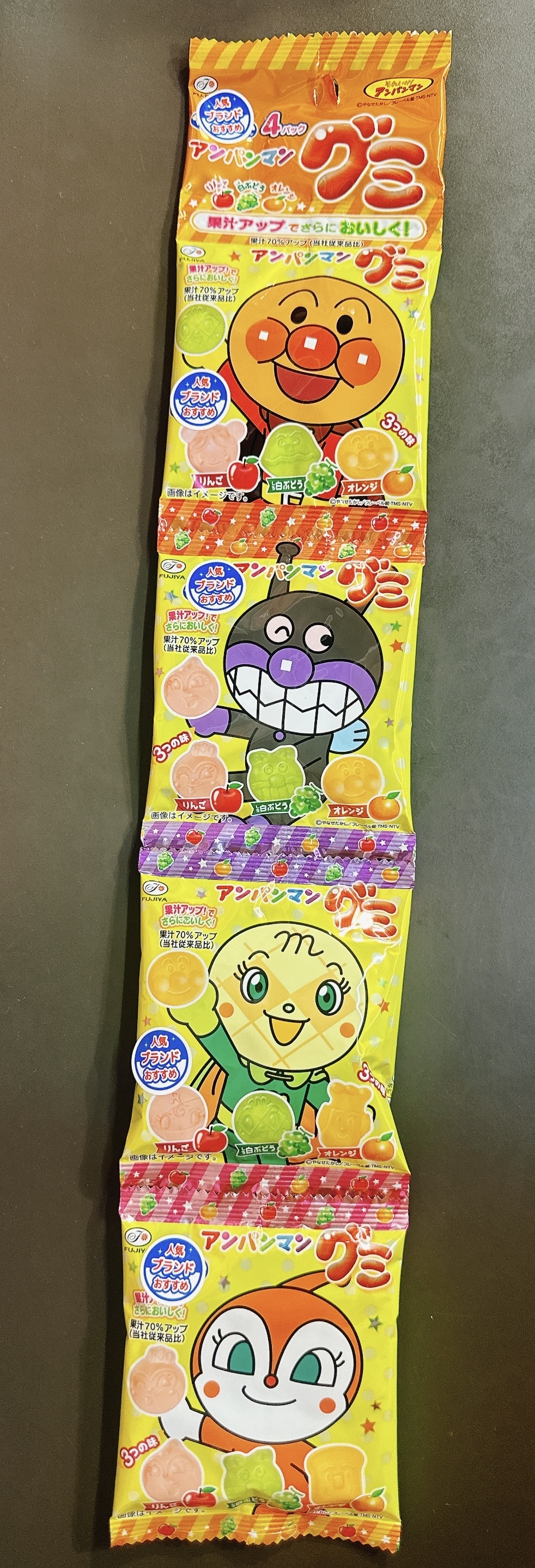 不二家 麵包超人水果軟糖