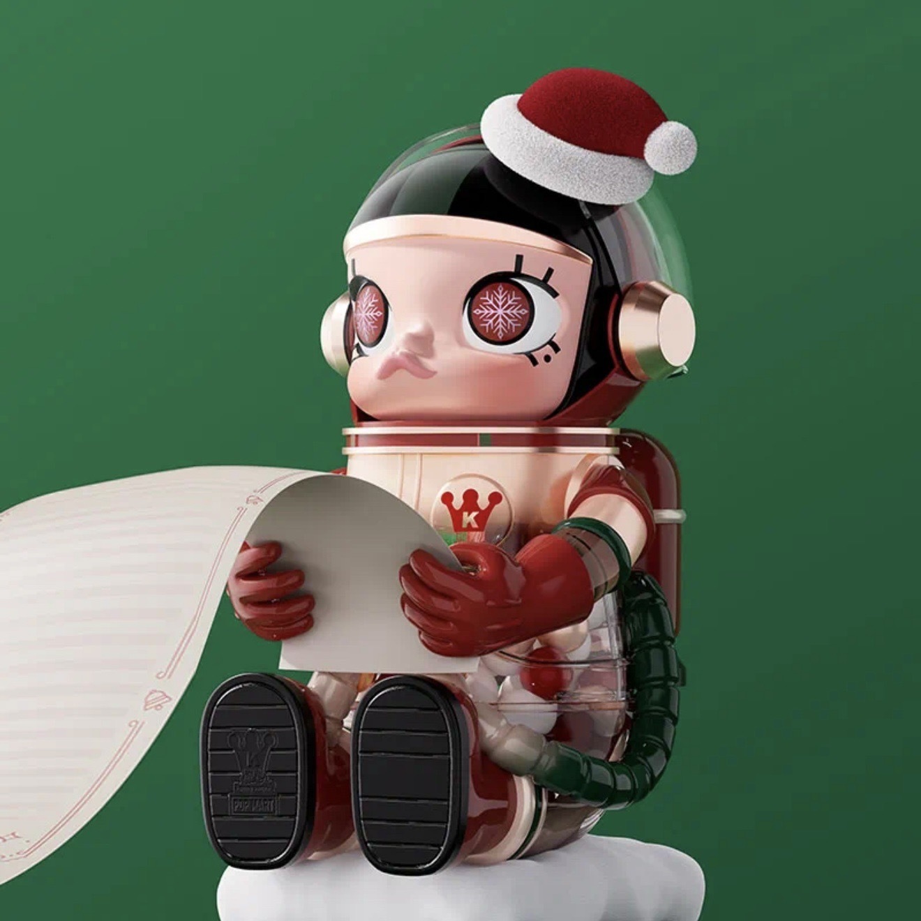 POP MART MEGA SPACE MOLLY 400% christmas 2024 Collectib