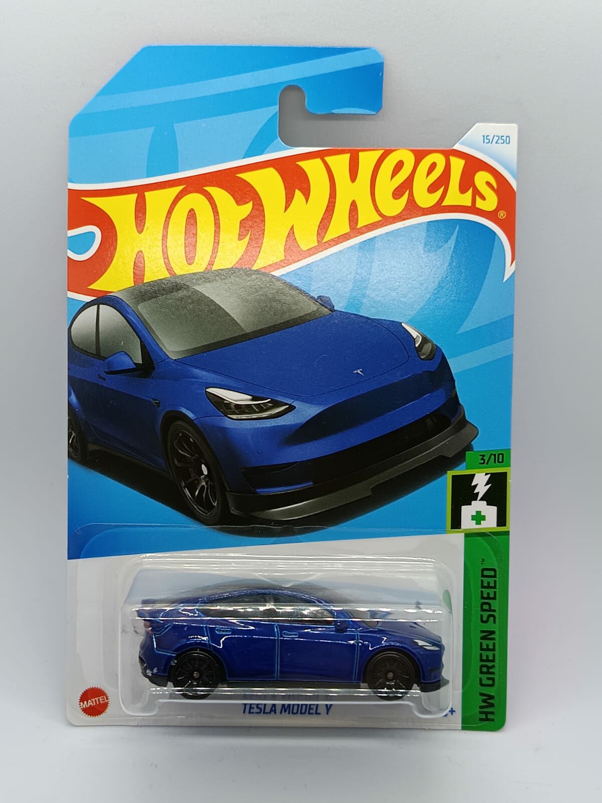 HOT WHEELS TESLA MODEL Y BLUE