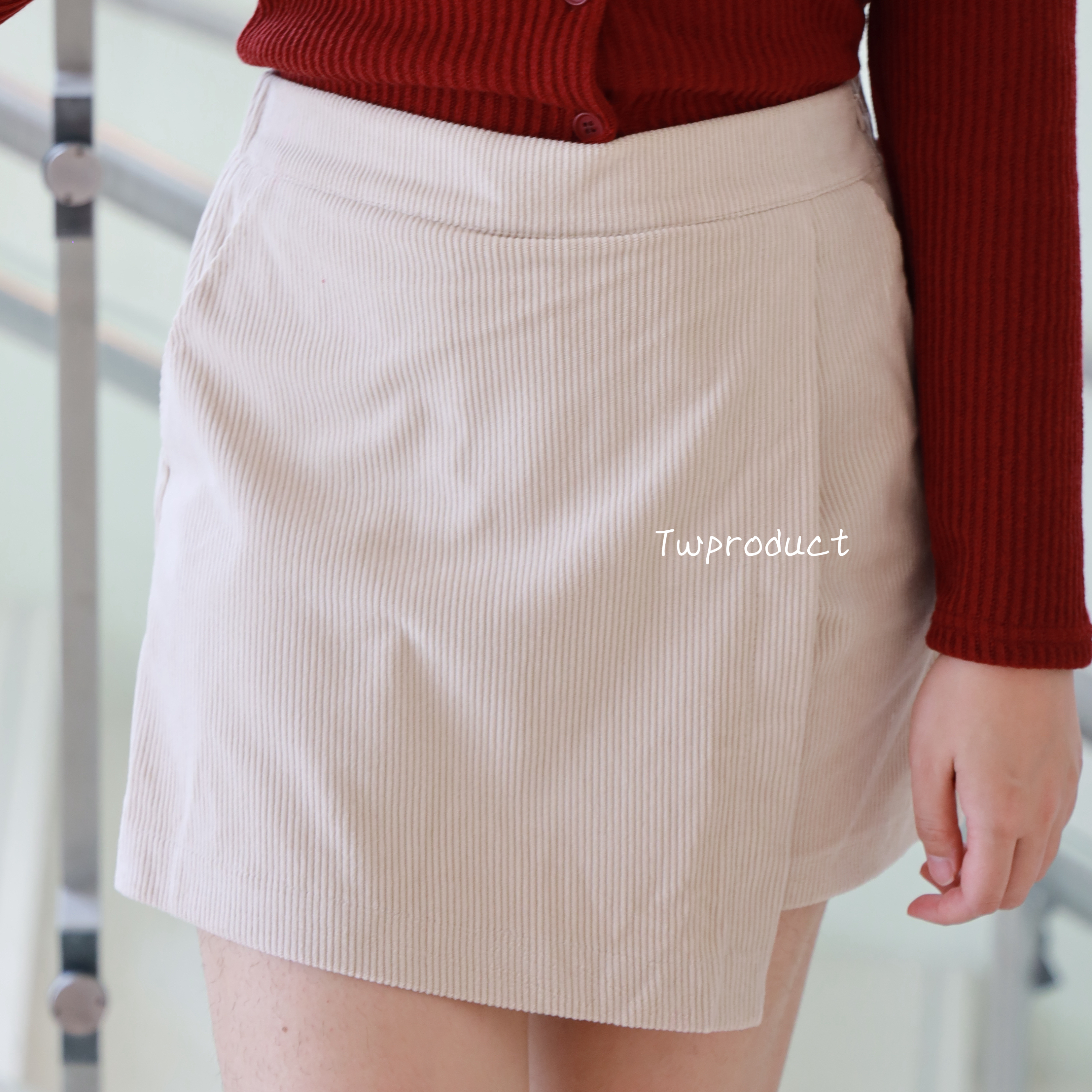 ||SK287||  燈心絨BASIC百搭裙褲