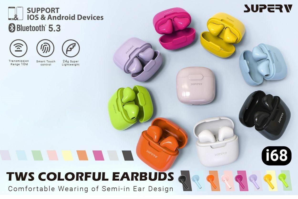 SuperV TWS炫彩系列無線藍牙耳機