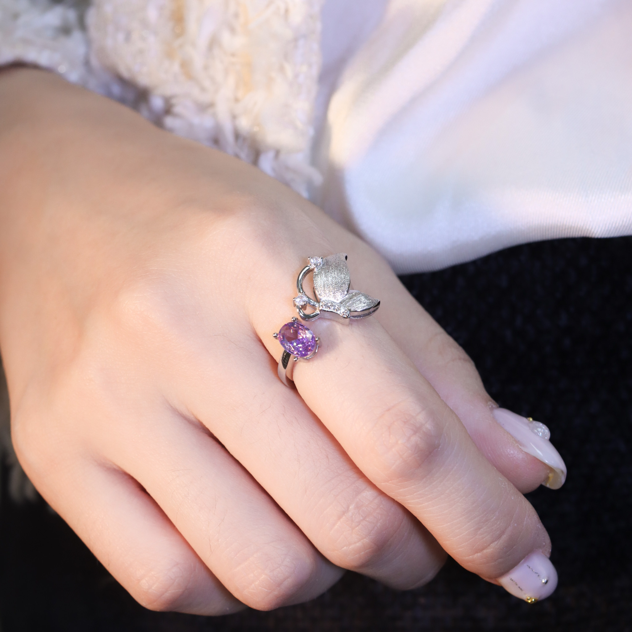 | 925純銀 | 漫紫蝶願戒指 | RI0765 |