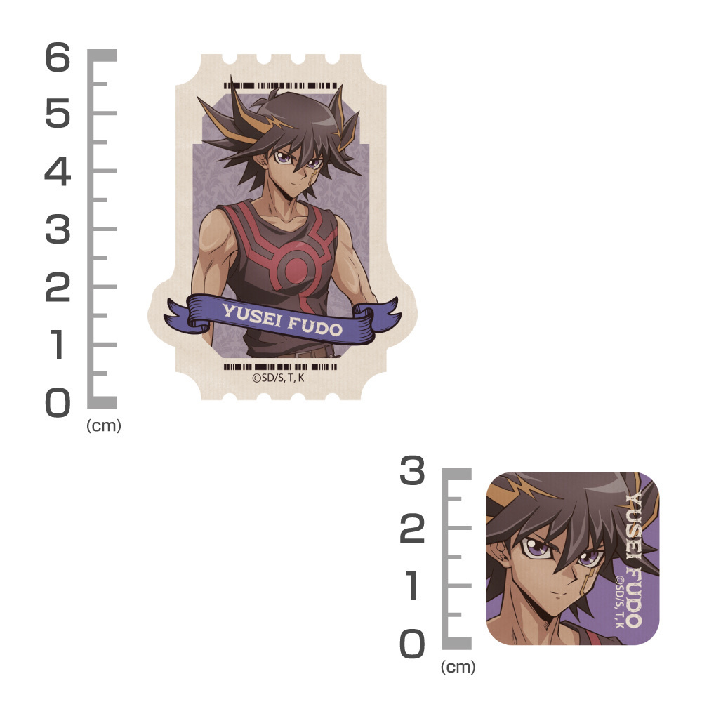 Cospa 1209 描き下ろし 不動遊星 ミニステッカーセット オフモードの決闘者Ver. [遊☆戯☆王5D’s]