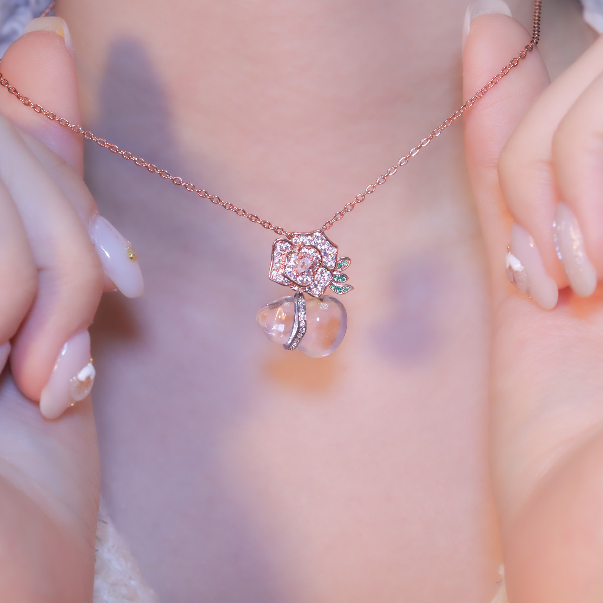 | 925銀丨玫瑰千金莊園項鍊 | NE1264 |