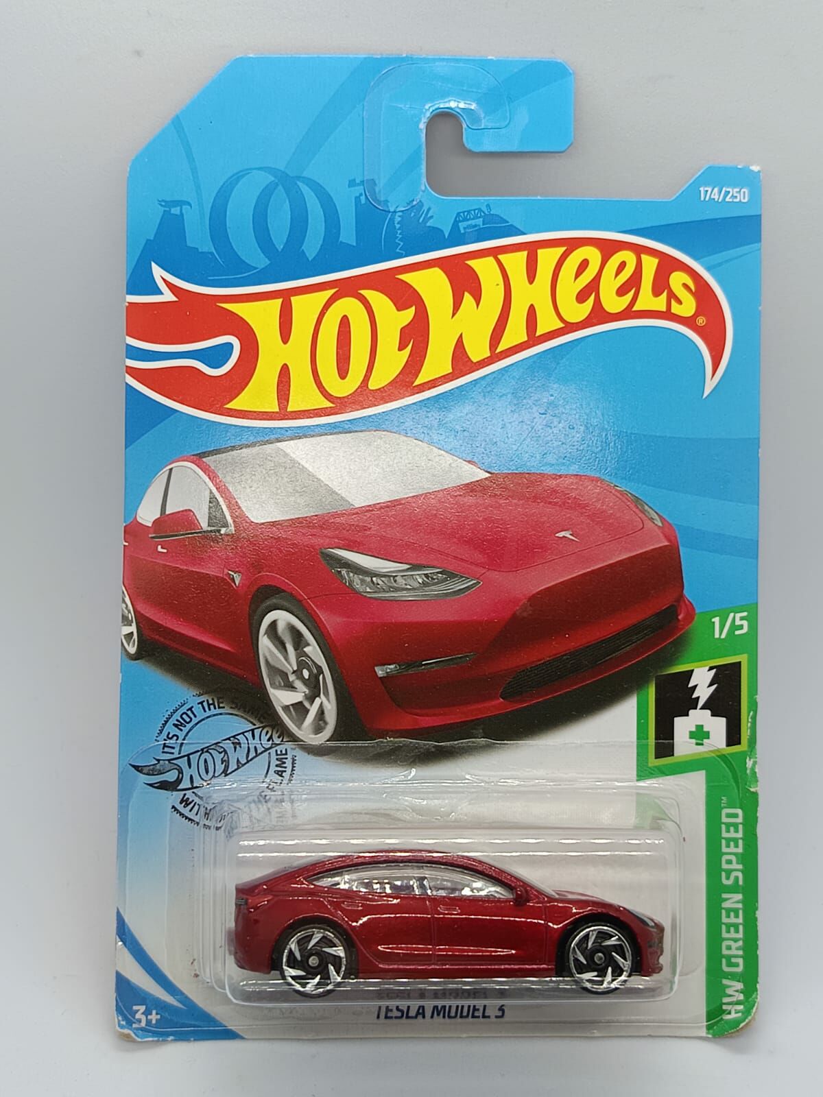 HOT WHEELS TESLA MODEL 3 RED