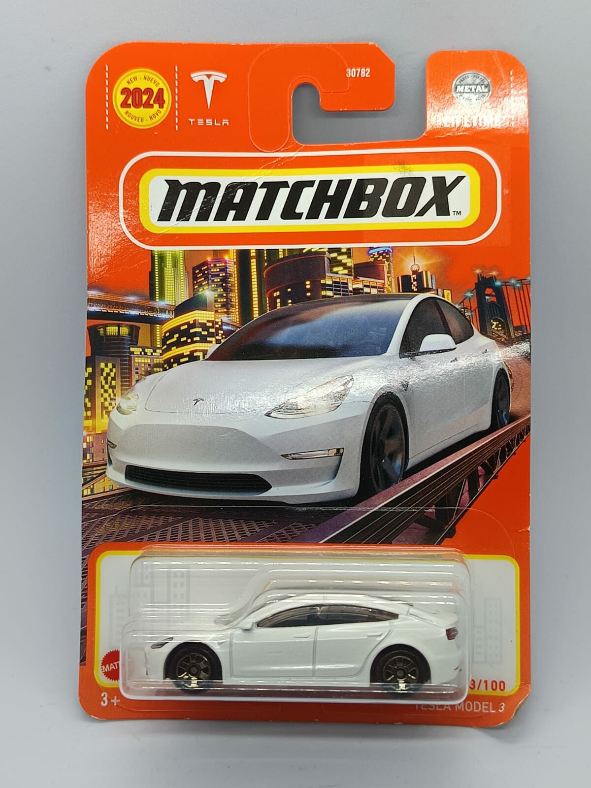 MATCHBOX TESLA MODEL 3 WHITE