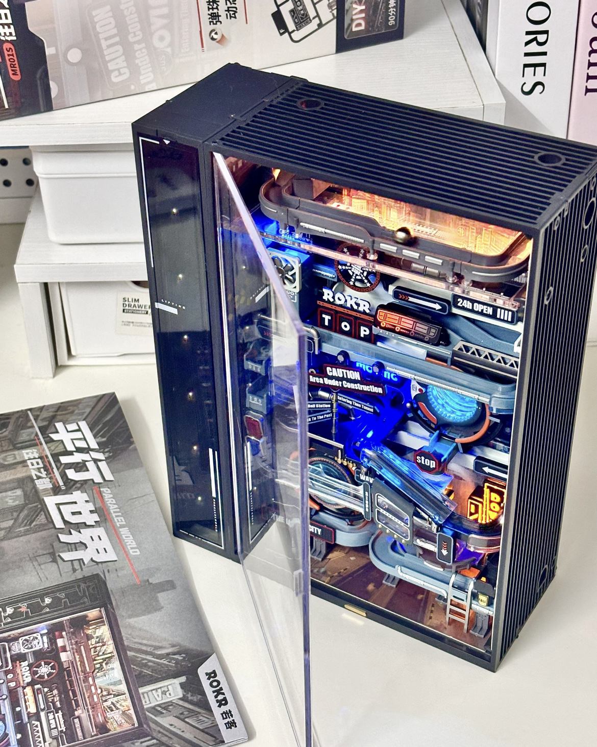 Robottime Rork 若客 平行世界 往日之都 拼裝玩具 3D模型 金屬拼圖小屋